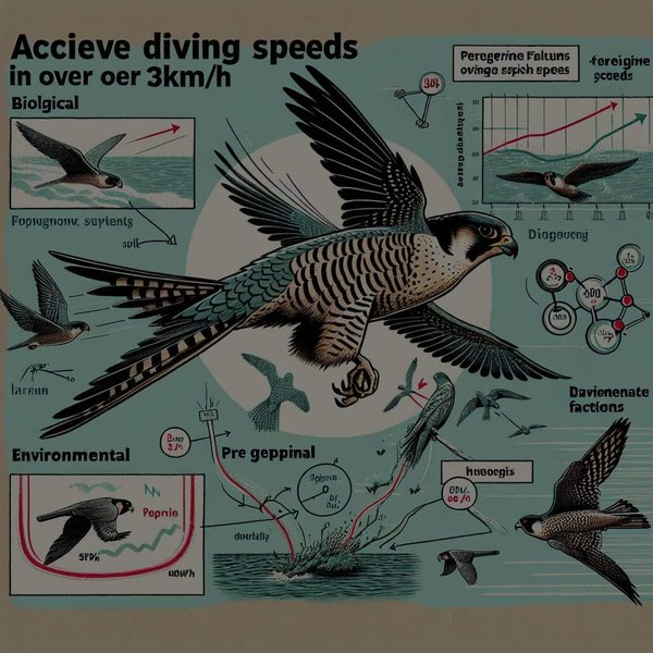 Comment les faucons pèlerins atteignent-ils des vitesses de plongée supérieures à 300 km/h ?